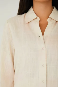 A VIEW Lerke Shirt Sand