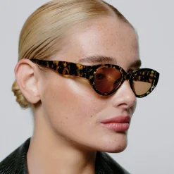 A.KJAERBEDE Winnie Black/Yellow Tortoise