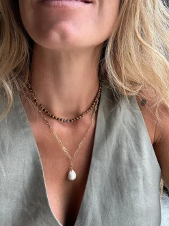 AND COPENHAGEN Baroque Perlehalskæde