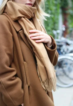 AND COPENHAGEN Cashmere Tørklæde Sand