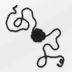 BECK SÖNDERGAARD Buttercup Knit Choker Black