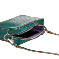 BECK SÖNDERGAARD Croc Minnie Bag Dark Forest