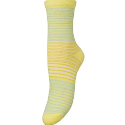 BECK SÖNDERGAARD Dandy Stripe Sock Popcorn Yellow