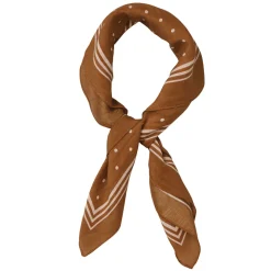BECK SÖNDERGAARD Devi Cotta Scarf Mocha Brown