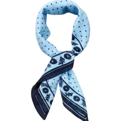 BECK SÖNDERGAARD Flaia Cotta Scarf Clear Sky Blue