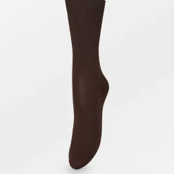 BECK SÖNDERGAARD Grady Glitter Sock Hot Fudge Brown