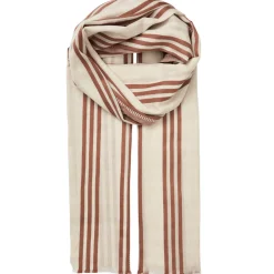 BECK SÖNDERGAARD Kamea Cowea Scarf Mocha Brown
