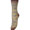 BECK SÖNDERGAARD Margaret Visca Sock Acorn Brown
