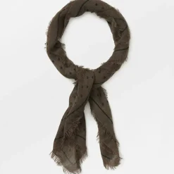 BECK SÖNDERGAARD Naomi Wica Tørklæde Deep Taupe Brown