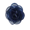 BECK SÖNDERGAARD Orchia Flower Hair Tie Sargasso Blue
