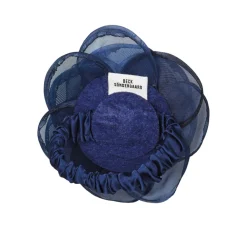 BECK SÖNDERGAARD Orchia Flower Hair Tie Sargasso Blue