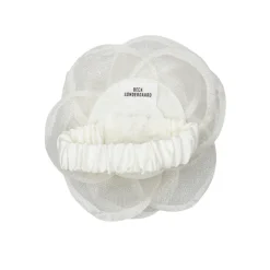 BECK SÖNDERGAARD Orchia Flower Hair Tie White