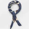 BECK SÖNDERGAARD Rosea Sia Scarf Navy Blazer
