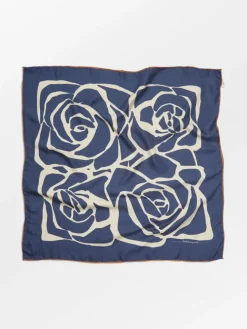 BECK SÖNDERGAARD Rosea Sia Scarf Navy Blazer