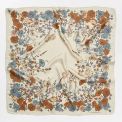 BECK SÖNDERGAARD Rosily Sia Scarf Birch White