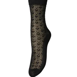 BECK SÖNDERGAARD Signa Cotta Sock Black