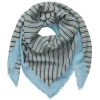 BECK SÖNDERGAARD Solebay Big Woo Scarf Skyway Blue
