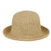 BECK SÖNDERGAARD Solid Saverina Straw Hat Light Nature
