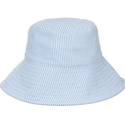 BECK SÖNDERGAARD Striba Bucket Hat Azure Blue