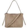 BECK SÖNDERGAARD Suede Fraya Small Bag Moral Gray