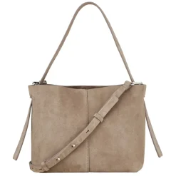 BECK SÖNDERGAARD Suede Fraya Small Bag Moral Gray