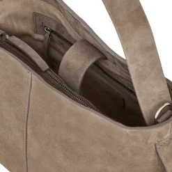 BECK SÖNDERGAARD Suede Fraya Small Bag Moral Gray