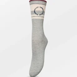 BECK SÖNDERGAARD Thalia Cotta Sock Gray Blue