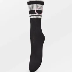 BECK SÖNDERGAARD Thalia Cotta Sock Black White