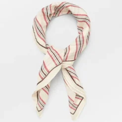 BECK SÖNDERGAARD Tilly Cotta Scarf Birch White