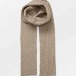 BECK SÖNDERGAARD Woona Scarf Dark Beige Melange