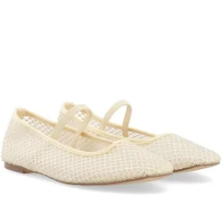 BIANCO Lilja Mesh Ballerina Yellow