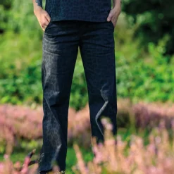 BLACK COLOUR Bcabbie Box Pant Grey Leopard