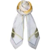 BLACK COLOUR Bcarlet Satin Scarf Sky Blue