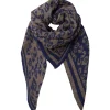 BLACK COLOUR Bcbex Leo Scarf Taupe/Navy
