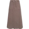BLACK COLOUR Bccora Corduroy Skirt Nougat