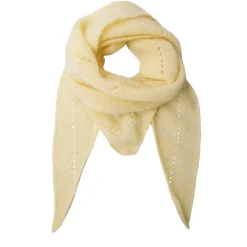 BLACK COLOUR Bcdell Knitted Mini Scarf Pastel Yellow