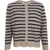 BLACK COLOUR Bcdell Stripe Knit Cardigan Navy
