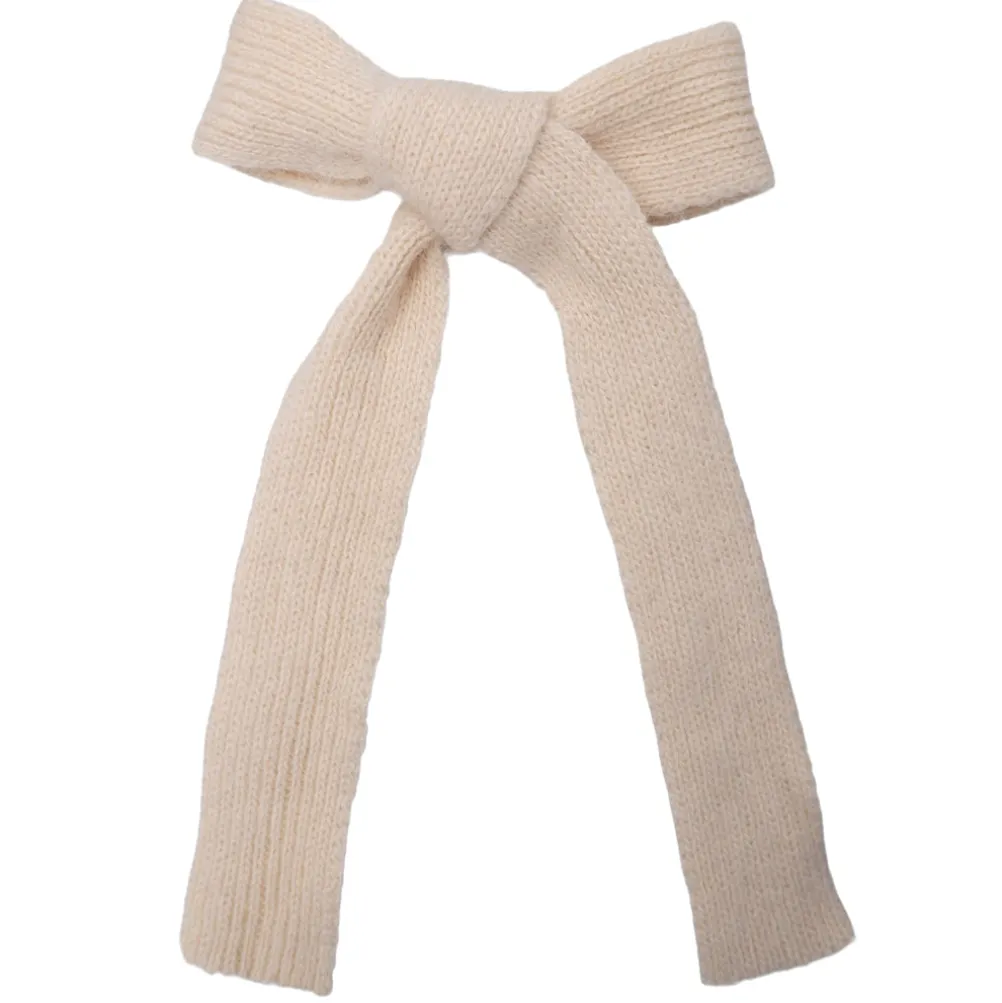 BLACK COLOUR Bcemerie Bow Barette Creme