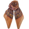 BLACK COLOUR Bckirstine Silk Scarf Camel