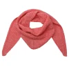 BLACK COLOUR Bckitty Triangle Scarf Coral Pink