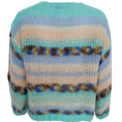 BLACK COLOUR Bclagoon Multi Cardigan Aqua Multi