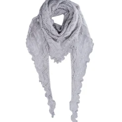 BLACK COLOUR Bcsiri Triangle Knitted Scarf Grey