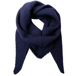 BLACK COLOUR Bctriangle Mini Scarf Navy