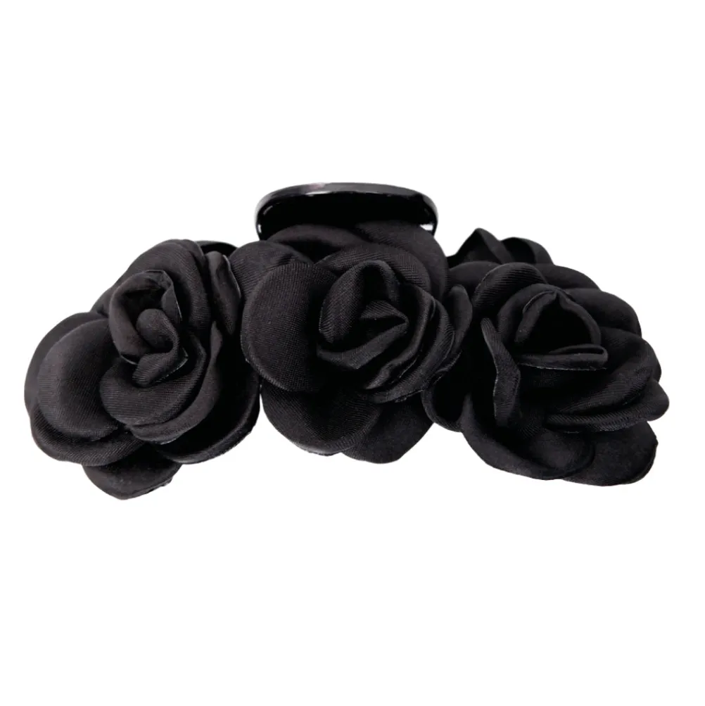 BLACK COLOUR Bcviola Flower Hair Claw Black