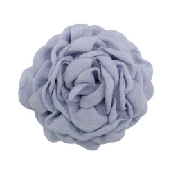 BLACK COLOUR Villa Mega Flower Brooch Blue