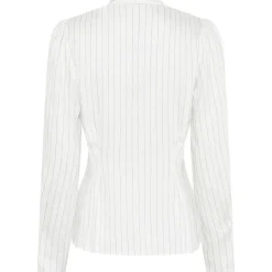 BRUUNS BAZAAR Amaranth Zea Shirt White Stripe