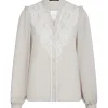 BRUUNS BAZAAR Camilla Abenas Shirt Silver Cloud