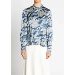 BRUUNS BAZAAR Floret Zeas Sh Blue Lace