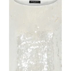 BRUUNS BAZAAR Mossrose Ginia Blouse Hvid Sølv