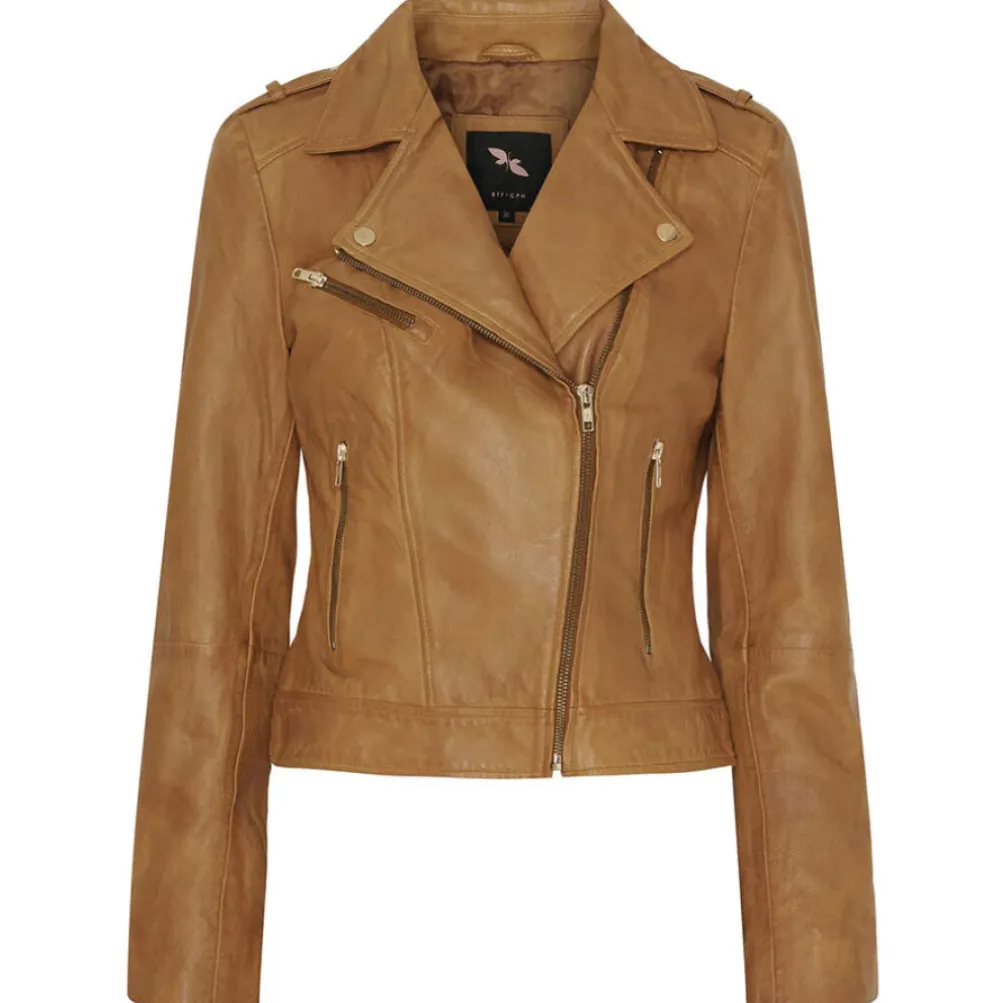 BTF CPH Biker Jacket 100066 Caramel